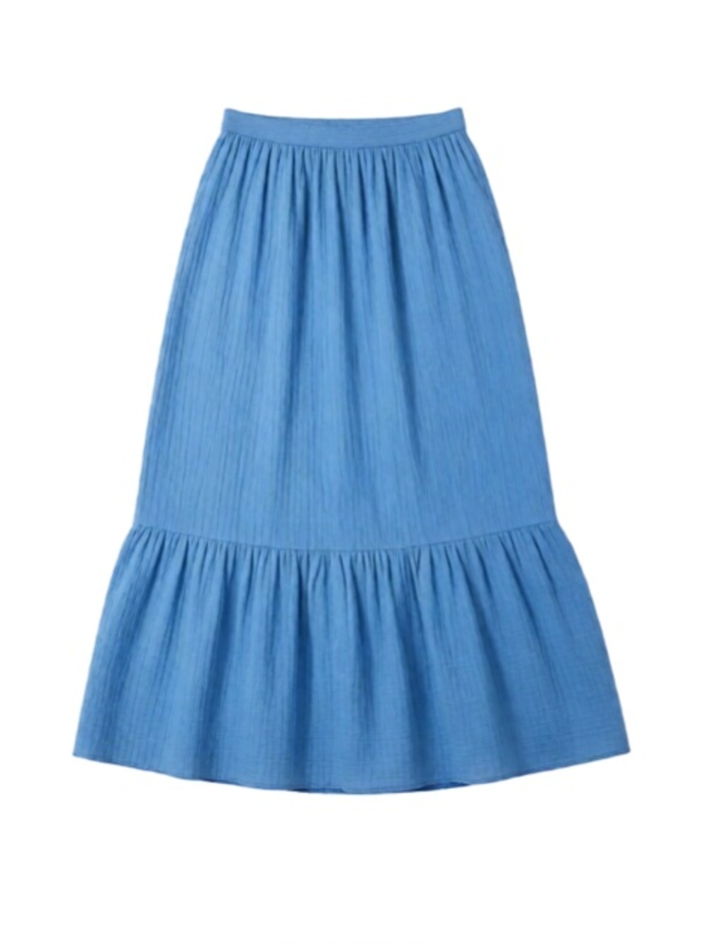 NWT Banana Republic Women's Blue Gauze Maxi Skirt